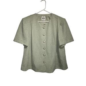 Leslie Fay Women's Button Up Shirt 20W (2X)